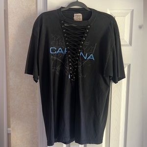 LF Oversized T-Shirt with lace up front
